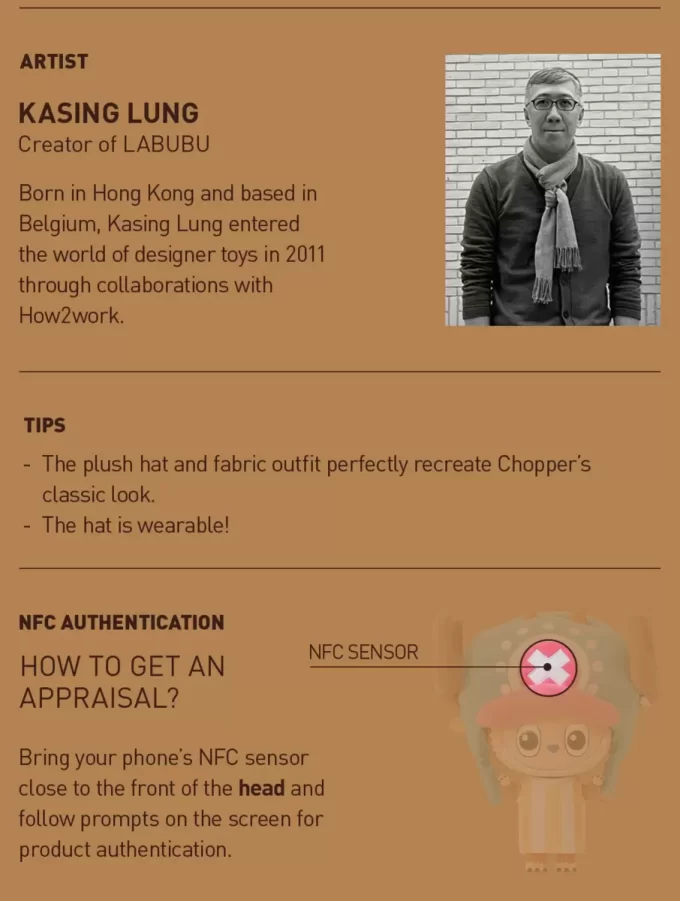 [Escaneie para comprar] MEGA LABUBU 1000% TONY TONY CHOPPER