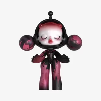 MEGA α SKULLPANDA 400% Cristal Vermelho