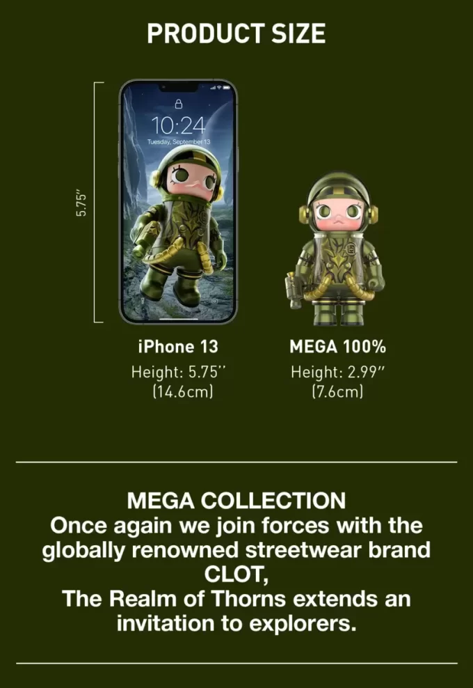 MEGA SPACE MOLLY 100% CLOT-Azeitona Alienegra
