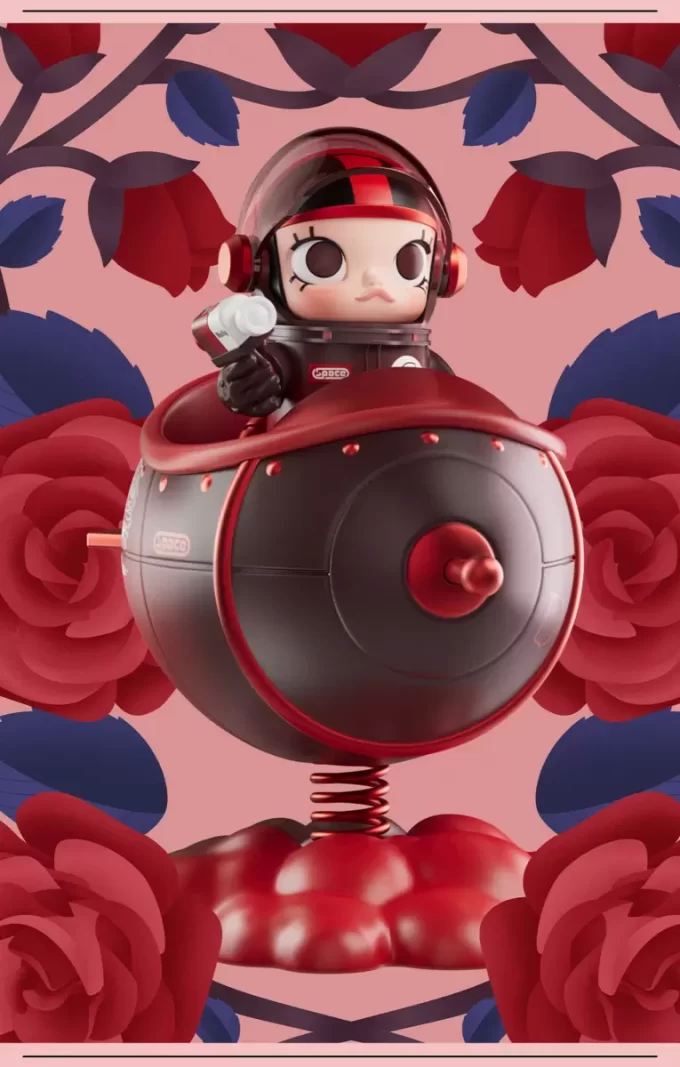 MEGA SPACE MOLLY 100% Série Blooming-Rose