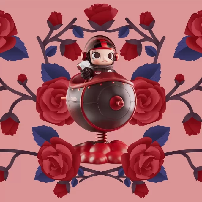 MEGA SPACE MOLLY 100% Série Blooming-Rose