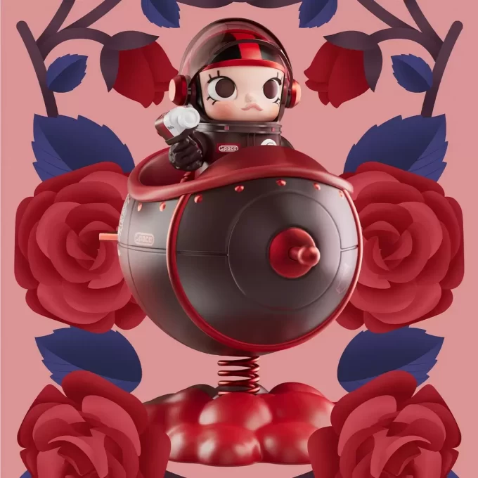 MEGA SPACE MOLLY 100% Série Blooming-Rose