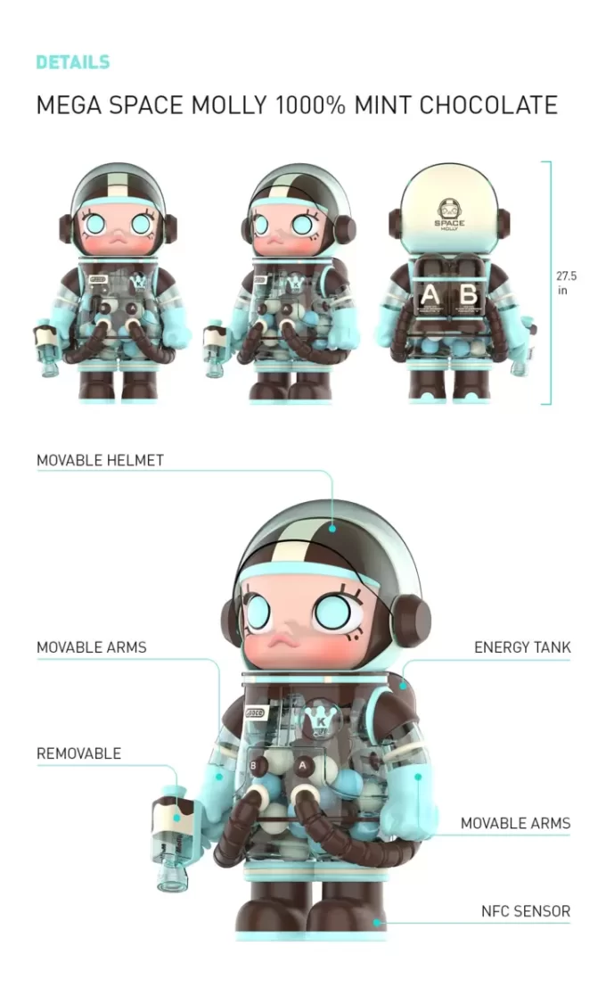 MEGA SPACE MOLLY 1000% Chocolate com Menta
