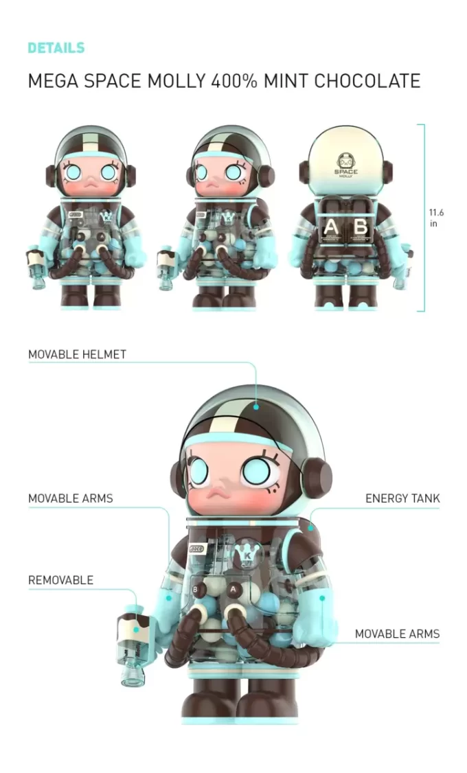 MEGA SPACE MOLLY 400% Chocolate com Menta