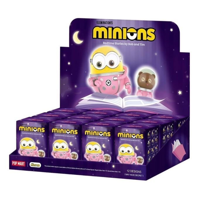 Minions Bedtime Stories de Bob e Tim – Caixa lacrada (12 caixas surpresa)