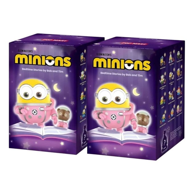 Minions Bedtime Stories de Bob e Tim – Estojo lacrado (2 caixas surpresa)