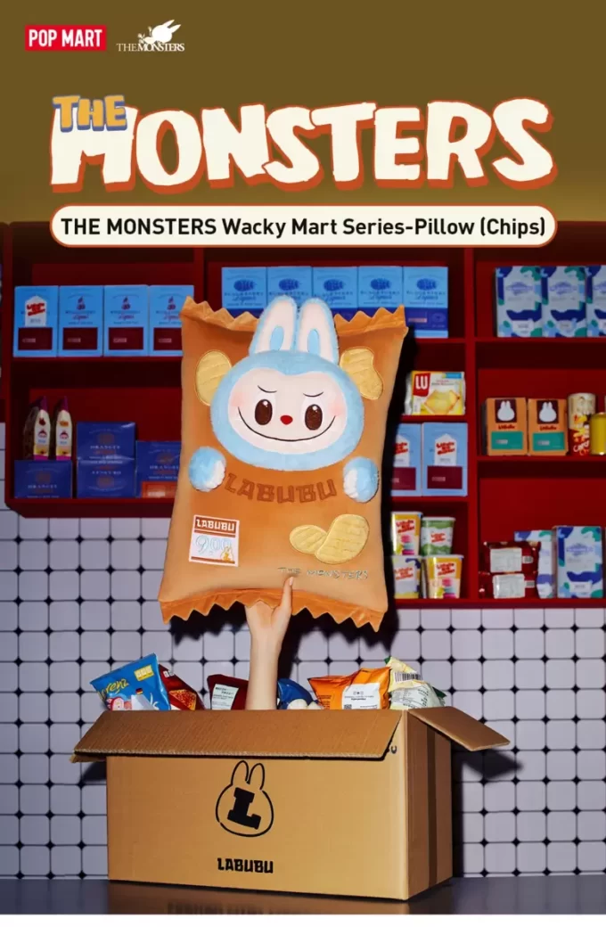 OS MONSTROS Série Wacky Mart – Travesseiro (Batatas Fritas)