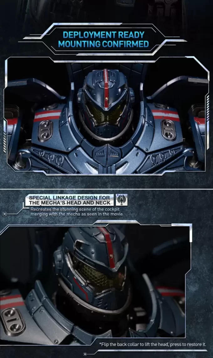 Pacific Rim: Gipsy Danger Boneco de Ação Fundido