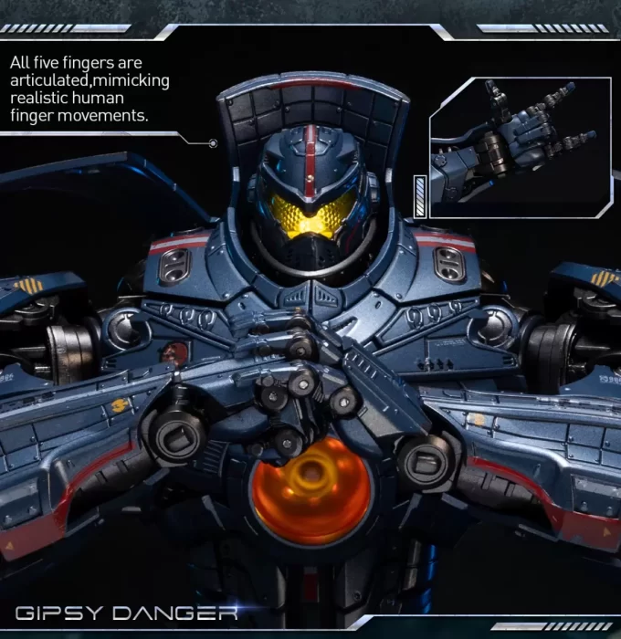 Pacific Rim: Gipsy Danger Boneco de Ação Fundido