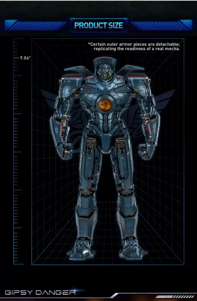 Pacific Rim: Gipsy Danger Boneco de Ação Fundido