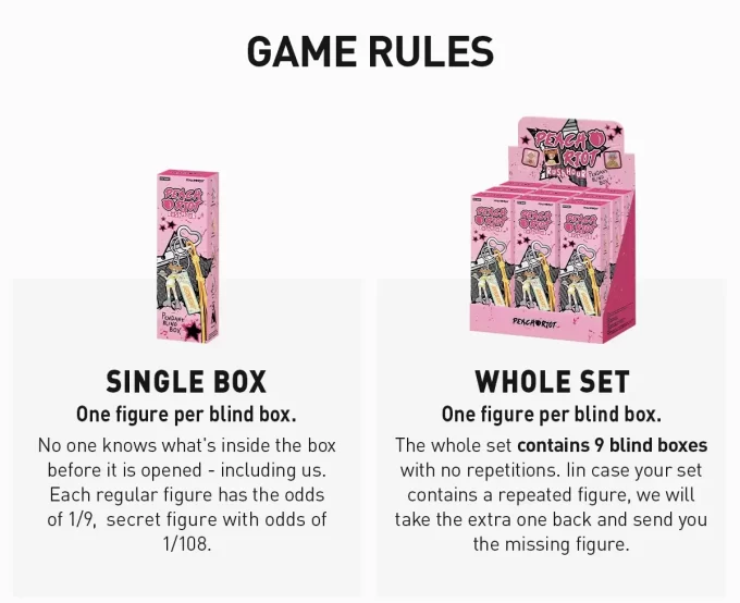 Peach Riot Rush Hour Series – Caixa Cega Pingente