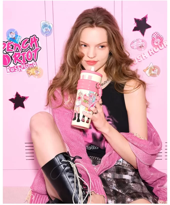 Peach Riot Rush Hour Series – Copo de Canudo