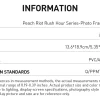 Peach Riot Rush Hour Series – Moldura para fotos (6 polegadas)