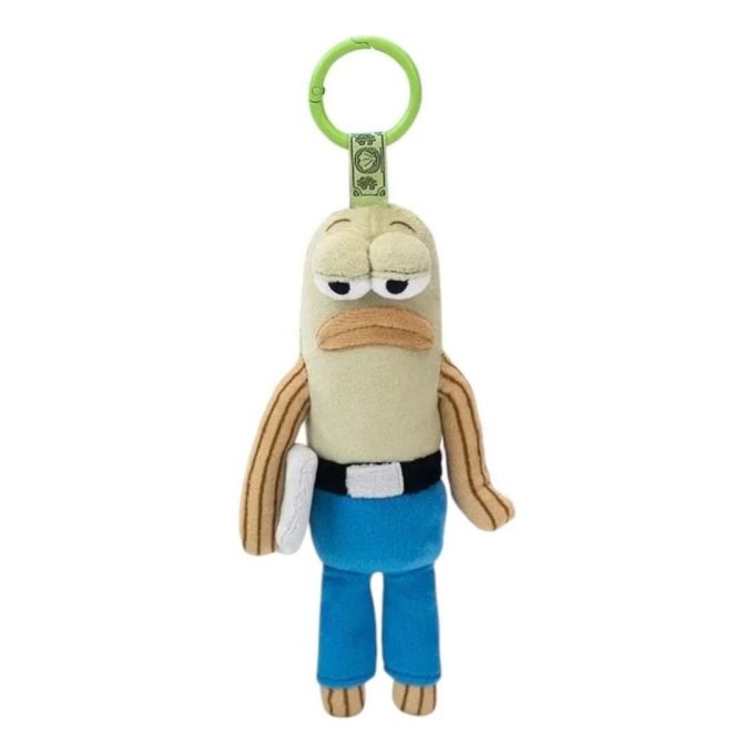 Pelúcia Pop Mart x Bikini Bottom Buddies “Peixe Trabalhador Caprichoso”