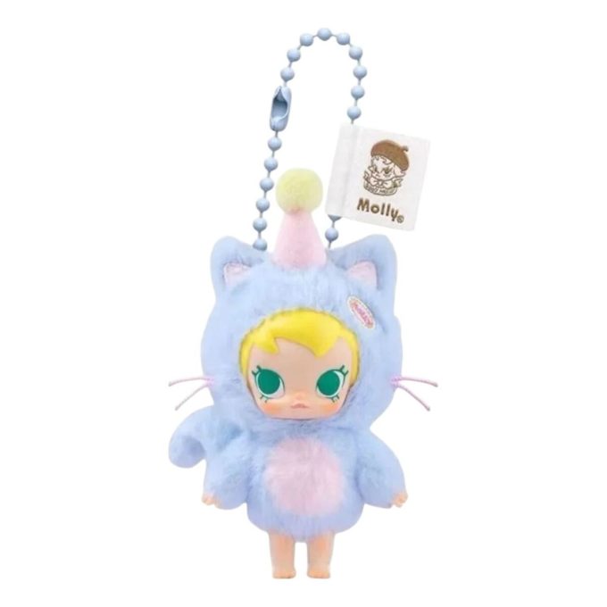 Pingente de pelúcia de vinil Baby Molly Pocket Friends “Feeling Blue”