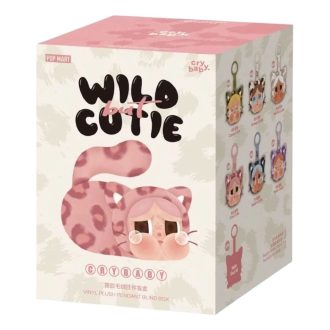 Pingente de pelúcia de vinil Crybaby Wild but Cutie, caixa lacrada (1 caixa surpresa)