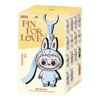 Pingente de pelúcia Labubu Pin for Love, caixa lacrada (A-M) (1 caixa surpresa)