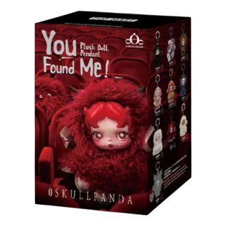 Pingente de pelúcia Skullpanda You Found Me, caixa lacrada (1 caixa surpresa)