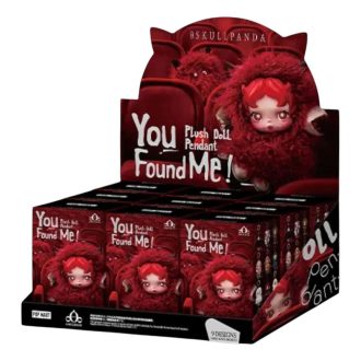 Pingente de pelúcia Skullpanda You Found Me, caixa lacrada (9 caixas surpresa)