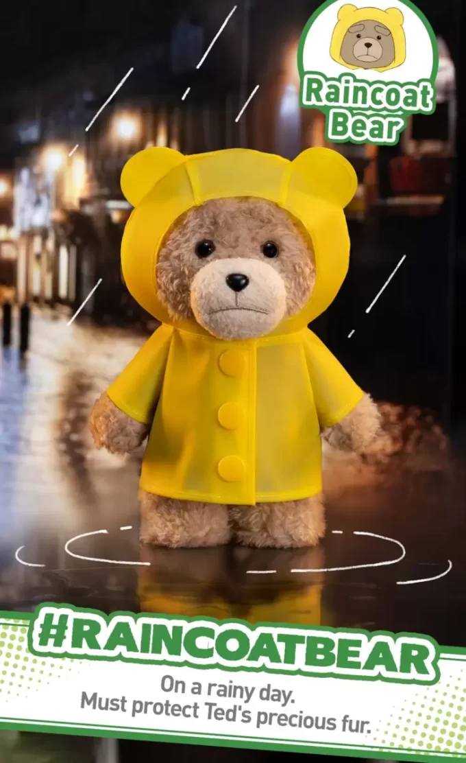Pingente de pelúcia Ted2 Teddy Bear Action