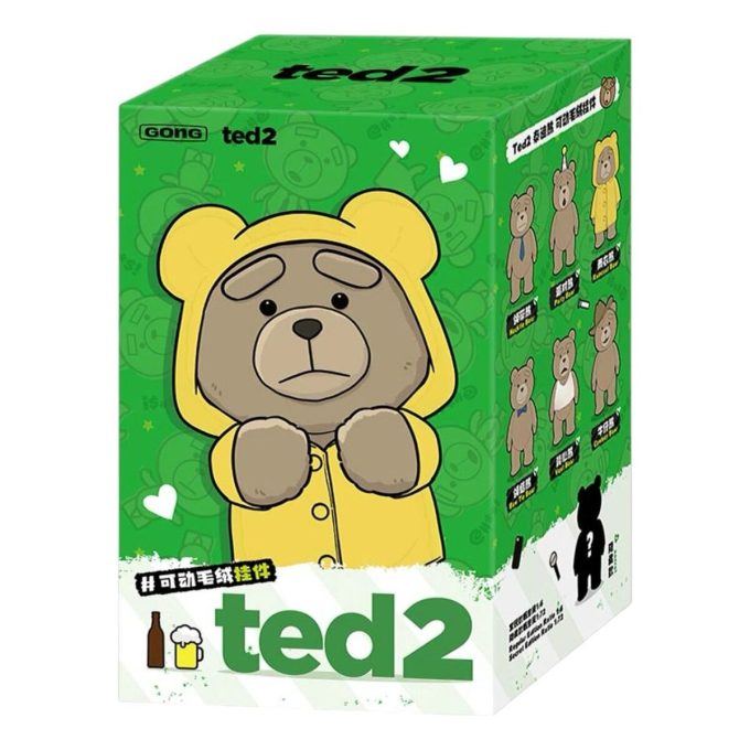 Pingente de pelúcia Ted2 Teddy Bear Action, caixa lacrada (1 caixa surpresa)