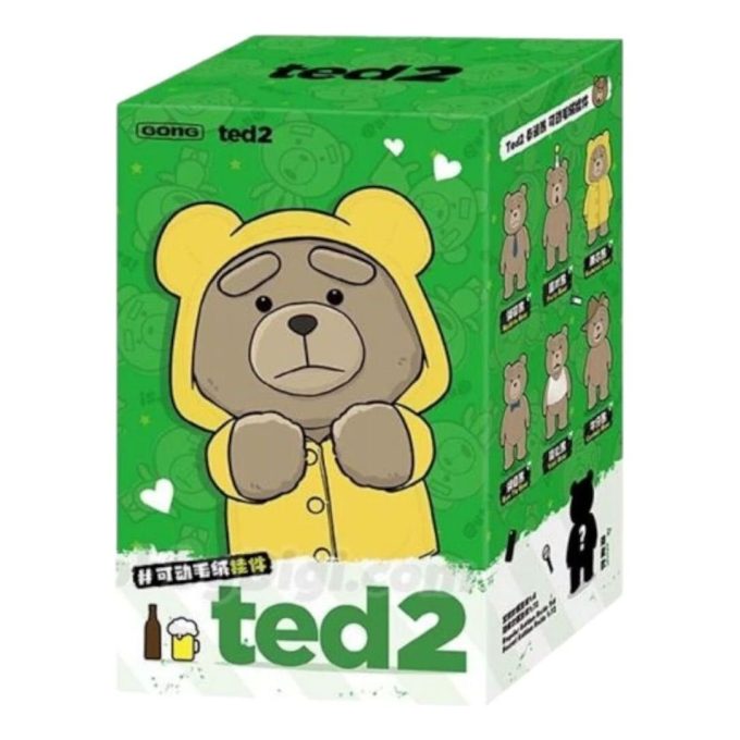 Pingente de pelúcia Ted2 Teddy Bear Action, caixa lacrada (1 caixa surpresa)
