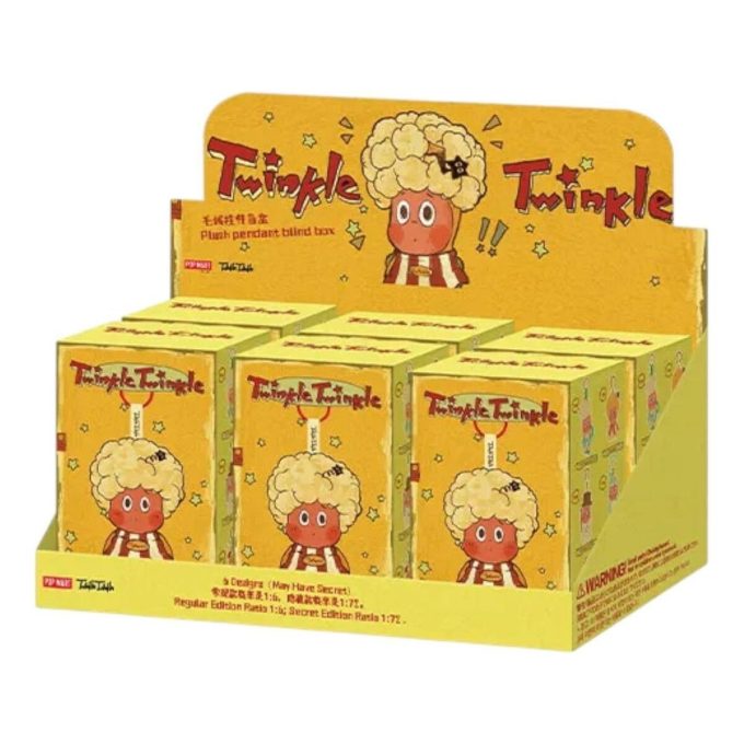 Pingente de pelúcia Twinkle Twinkle Be a Little Star, caixa lacrada (6 caixas surpresa)