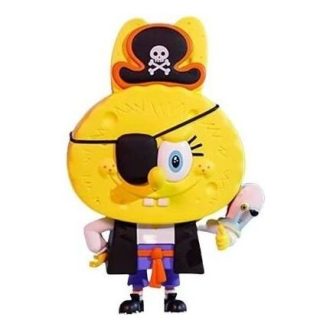 Pop Mart x Bob Esponja Os Monstros Labubu “Big Pirate” Edição Secreta