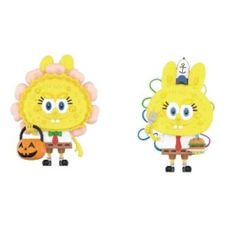 Pop Mart x Bob Esponja Os Monstros Labubu “Jack O Lantern e Ace Chef”