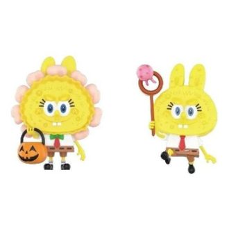 Pop Mart x Bob Esponja Os Monstros Labubu “Jack O Lantern e o Apanhador de Águas-vivas”