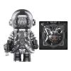 Pop Mart x CLOT Mega Space Molly Black Alienegra Set 400% + Conjunto de Pintura Estereoscópica 3D