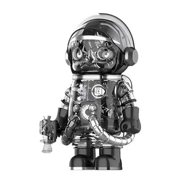 Pop Mart x CLOT Mega Space Molly Black Conjunto Alienegra 400%