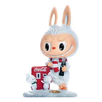 Pop Mart x Coca-Cola The Monsters Labubu Figure “Misterioso Boneco de Neve” Edição Secreta