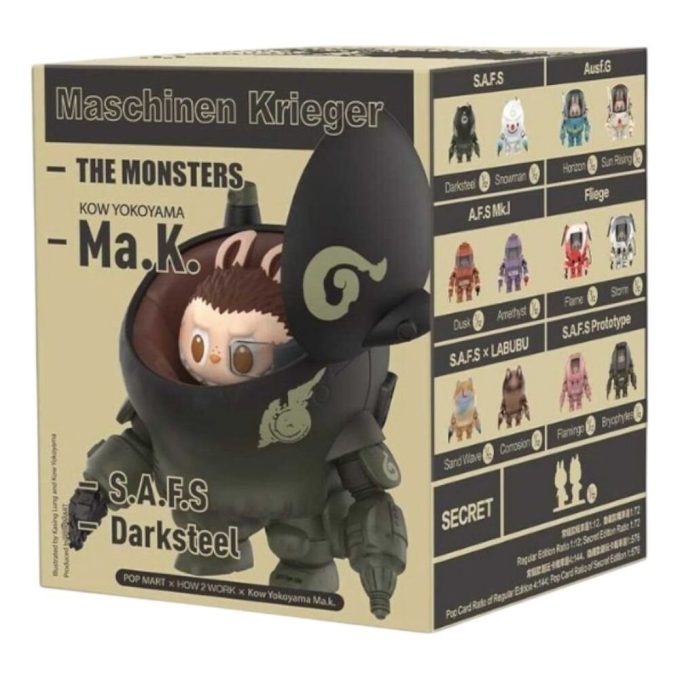 Pop Mart x Kow Yokoyama MA.K.The Monsters Labubu Caixa Selada (1 Caixa Surpresa)