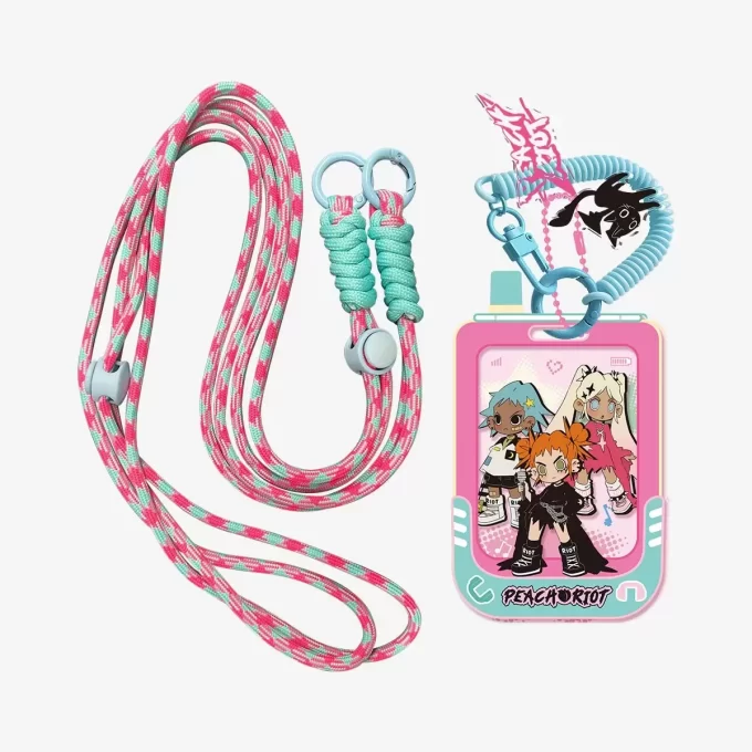 Porta-cartões da série Lil Peach Riot: Loading!