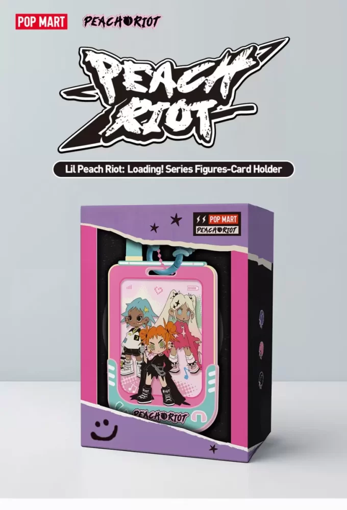 Porta-cartões da série Lil Peach Riot: Loading!