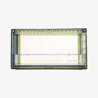 Recipiente de exposição montado POP MART (verde transparente)