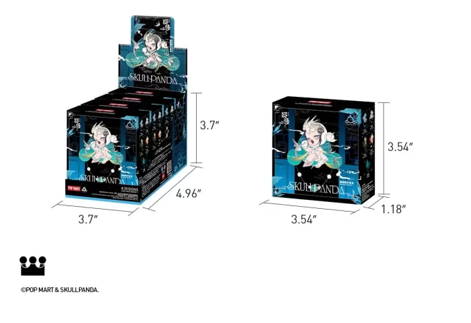 SKULLPANDA Alfinete de peito da série Mirage