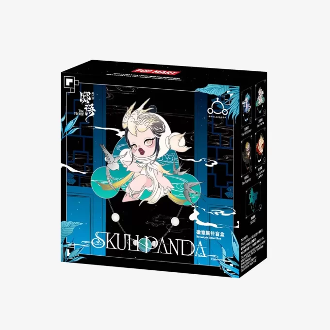 SKULLPANDA Alfinete de peito da série Mirage