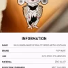 SKULLPANDA Imagem da série Reality – Chaveiro de metal
