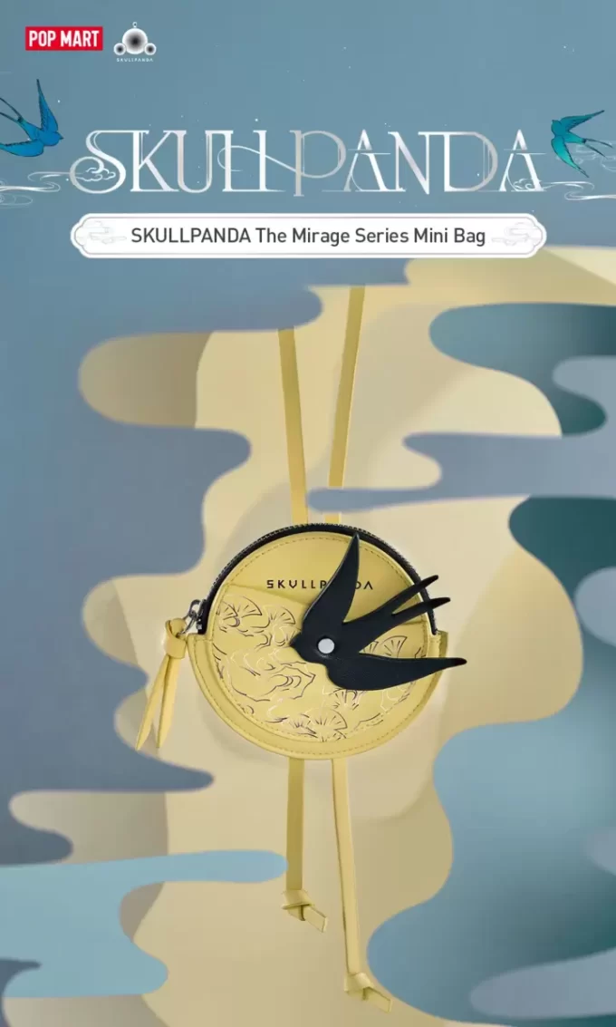 SKULLPANDA Mini Bolsa Série Mirage