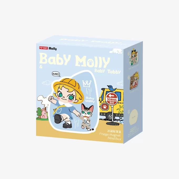 Série Baby Molly e Baby Tabby – Caixa surpresa com ímã de geladeira