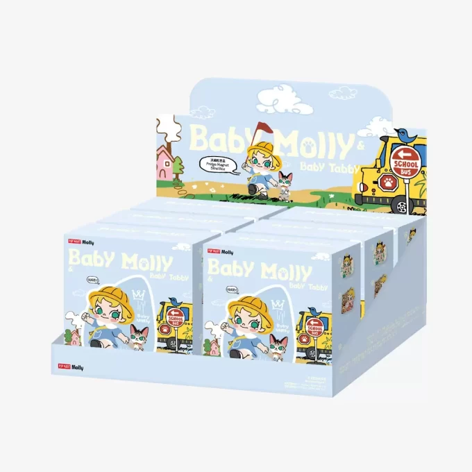 Série Baby Molly e Baby Tabby – Caixa surpresa com ímã de geladeira