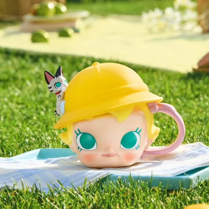 Série Baby Molly e Baby Tabby – Copo de cerâmica com cabeça grande