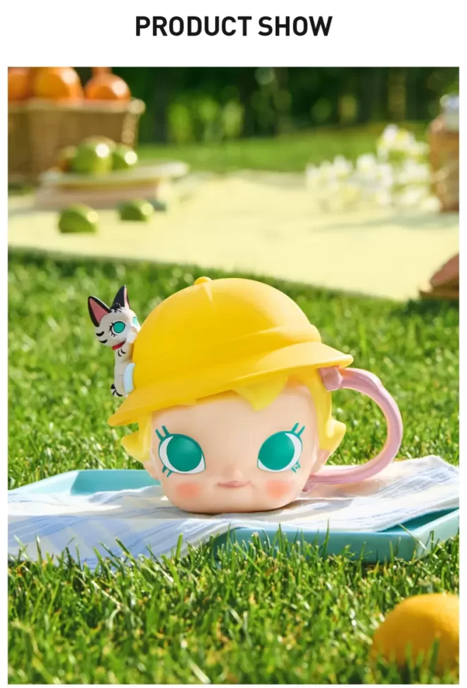 Série Baby Molly e Baby Tabby – Copo de cerâmica com cabeça grande