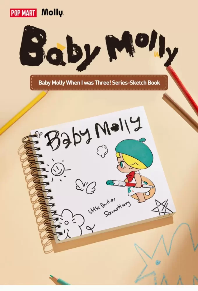 Série Baby Molly Quando Eu Tinha Três Anos! – Caderno de Desenhos