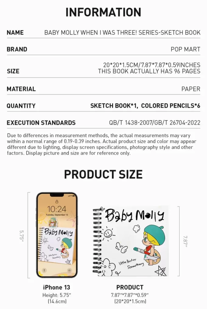 Série Baby Molly Quando Eu Tinha Três Anos! – Caderno de Desenhos