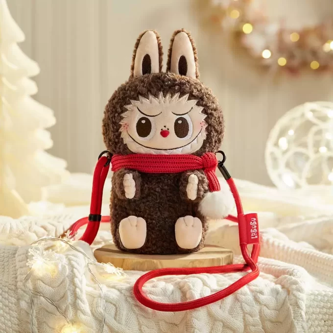 Série Clássica THE MONSTERS – Bolsa de Ombro com Boneca de Pelúcia