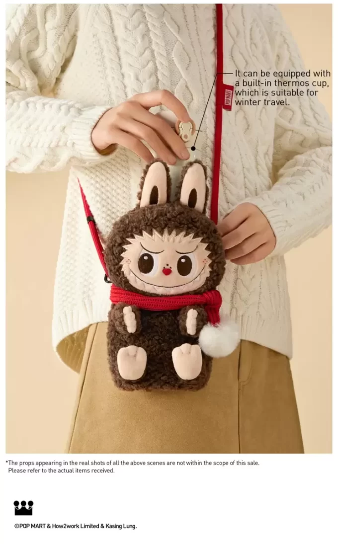 Série Clássica THE MONSTERS – Bolsa de Ombro com Boneca de Pelúcia