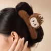 Série Clássica THE MONSTERS – Grampo de cabelo de pelúcia LABUBU